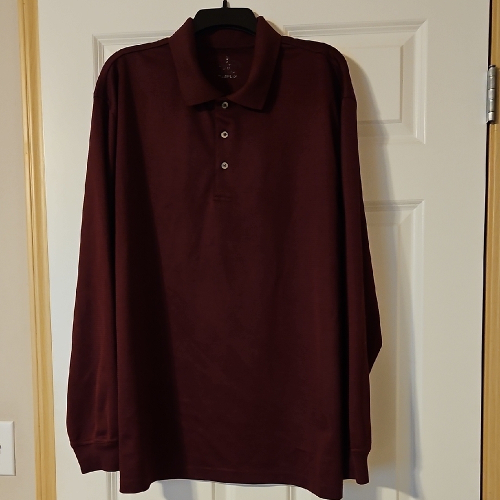 Men's Burgundy Polo Shirt
